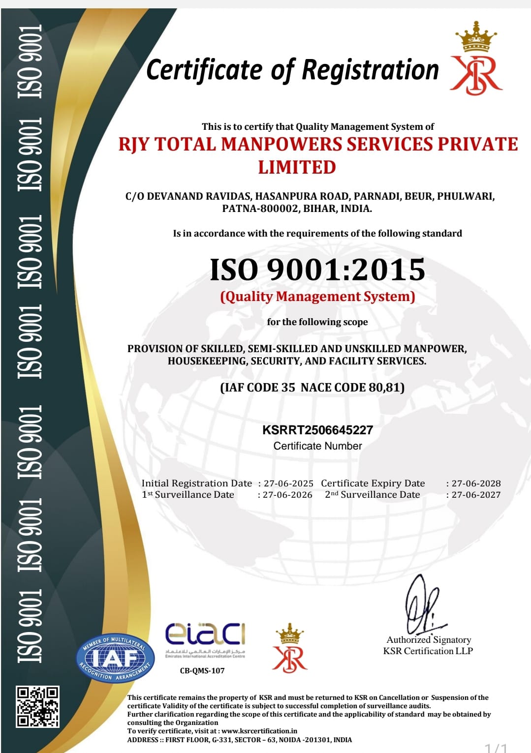 Accreditation Certificate